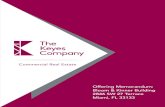 Commercial Real Estate - LoopNet€¦ · Commercial Real Estate Offering Memorandum: Bloom & Kinner Building 2846 SW 27 Terrace Miami, FL 33133