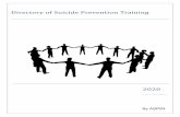 Directory of suicide prevention training FINAL · training, advice and services to business and individuals nationwide. They have several standard programmes but can also discuss