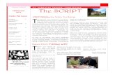 ST. BARNABAS CHURCH, PIERREFONDS The SCRIPT · spirit of St. Barnabas will always remain. EDITORIAL :: : by Suiru Tunteng Inside this issue: Building Community Relations 2 Awesome