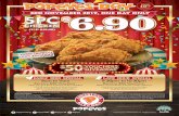 Popeyes Louisiana Kitchen | Fried Chicken Tenders ... · DâY? pepeYes 10 ANNIVERSARY 3RD NOVEMBER 2019, ONE DAY ONLY 5 PC $ CHICKEN (UP $13.90) WORTH CASH & FOOD EARLY BIRD SPECIAL