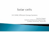 Sascha Stegen School of Electrical Engineering, Griffith ... cells.pdf · after whom a unit of electro-motive force, the volt, is named. The term "photo-voltaic" has been in use in