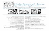 Holy Name of Jesus Catholic Churchlectorprep.org/bulletins/bulletin_20160228.pdf · 28/02/2016  · Sunday March 6 8:00am Betty Cuneo 10:30am Clara Schuermann TODAY’S READINGS First