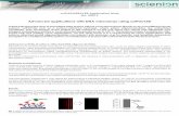 Advanced applications with DNA microarray using sciPOLY3D · sciFLEXARRAYER Application Note No. 08015 Advanced applications with DNA microarray using sciPOLY3D sciPOLY3D opens the