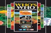 WHO’S WHO - NH Dept. of Agriculture, Markets & FoodWHO’S WHO. New Hampshire Agriculture • A viable, dynamic industry integrated within New Hampshire’s communities • Diverse