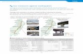 Our measures against earthquakes · for Earthquakes and Tsunamis along the Japan Trench (S-net) created by the National Research Institute for Earth Science and Disaster Prevention.