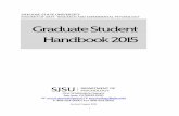 Graduate Student Handbook 2015 - San Jose State University · i SAN JOSE STATE UNIVERSITY MASTER’S OF ARTS - RESEARCH AND EXPERIMENTAL PSYCHOLOGY . Graduate Student Handbook 2015