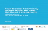 Foundational Community Factors (FCFs) for ... - mcri.edu.au...1.2 Selection of study sites 10 1.3 Mixed Methods for Community Investigations 12 1.3.1 Data collection 12 1.3.2 Community