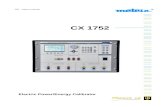   · Web viewCX 1752 Three phase power calibrator is a multifunction calibrator, to be used primarily as a standard for calibration laboratories. It can be used for calibration of