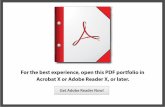 For the best experience, open this PDF portfolio in Acrobat X or … · 2017-05-31 · For the best experience, open this PDF portfolio in Acrobat X or Adobe Reader X, or later..