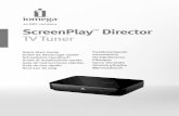 ScreenPlay Director TV Tuner - Vanden Borredata.vandenborre.be/manual/IOMEG/IOMEGA_M_MULTI_TV Tuner Sc… · ScreenPlay Director features direct access to online content from Internet