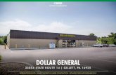 DOLLAR GENERAL - We develop and purchase investment ... · Dollar General is surrounded by numerous homes and businesses including First Citizens Community Bank, USPS, U-Haul, Woody’s