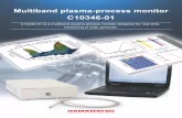 Multiband plasma-process monitor C10346-01 · A single analysis unit can control up to four C10346-01 Multiband plasma-process monitor via a USB 2.0 interface. Optional software High