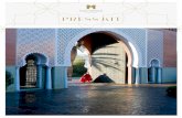 PRESS KIT - Royal Mansour Marrakech · doors. The ingenuity of Moroccan design offers infinite combinations of colour and finish among the hallways and salons, each space given its