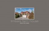 timbers farm house · full length bi-fold doors. • Three wood burners. • Reclaimed French Farmhouse 17C stone fireplace and York stone hearth • Bespoke library bookcase in dining