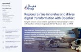 Regional airline innovates and drives digital ...€¦ · Bangkok Airways unites content, applications and business processes ... Bangkok Airways is reaping the benefits of a simpler,
