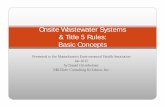 Onsite Wastewater Systems & Title 5 Rules: Basic Concepts ...45db6h53km5jzgc46ch1t1nm-wpengine.netdna-ssl.com/...Treatment & Disposal Locations Where Does Sewage Go? Publicly owned