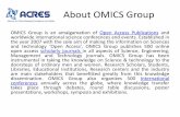 About OMICS Group · and conducts over 500 Medical, Clinical, Engineering, Life Sciences, Pharma scientific conferences all over the globe annually with the support of more than 1000