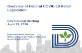 Overview of Federal COVID-19 Relief Legislation•$100 million for general aviation airports •Formula allocation •Dallas allocation TBD 16 Government Performance & Financial Management.