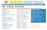 FEBRUARY 2016 PROGRAM GUIDE IN THIS ISSUEmediad.publicbroadcasting.net/.../WAMC-ProgramGuide-February201… · FEBRUARY 2016 PROGRAM GUIDE PROGRAM NOTES PAGE 4 Are Election Years