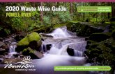 2020 Waste Wise Guide WE’RE GOING DIGITAL! Visit us online ... · Store (paper & cardboard bin rental and collection — no drop off) NO Waxed Cardboard NO Produce Stickers NO Plastic,
