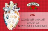 CONSUMER ANALYST GROUP OF NEW YORK CONFERENCEfilecache.investorroom.com/mr5ir_jmsmucker/411/download... · 2020-02-19 · help us thrive - life tastes better together.” 16. thriving