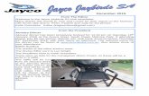 December 2015 - Jayco Jaybirdsjaycojaybirds.com.au/images/newsletters/December2015.pdf · 2015-12-22 · December 2015 From The Editor Welcome to the Jayco Jaybirds SA club newsletter.