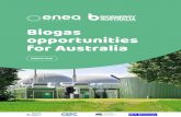 Biogas opportunities for Australia - revolutioniseSPORT€¦ · ENEA is a strategy consultancy that maximises energy transition opportunities for public and private organisations