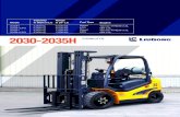 LPG 2035H LPG 2030-2035H FORKLIFTS - American Forklift Rental · • Yanmar 4TNE98 4-cylinder 3.3L diesel engine (42.1kW) Popular engine known for its strong performance and durability