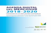 AGENDA DIGITAL MERCOSUR 2018-2020...3 La Agenda Digital del MERCOSUR 2018 – 2020, preparada por el Grupo Agenda Digital (GAD), reconoce la impor - tancia de crear entornos digitales