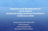 Diagnosis and Management of Heart Failure Northeast ......1. Understand the epidemiology, diagnosis and pathophysiology of heart failure. 2. Describe current management including symptom
