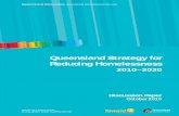 Queensland strategy for reducing homelessness 2010-2020 homel… · Improve capacity and strengthen services .....26 Priority 10. Collecting and sharing data on outcomes for people
