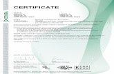 CERTIFICATE - Helvar · Type(s)/model(s) : LC38MINI-DA-300-1050, LC38MINI-DA-300-1050-SR, LC42MINI-CC-300-1050 and LC42MINI-CC-300-1050-SR The product and any acceptable variation