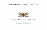 Quarterly Tours No. 26 - National Trust Sri Lankathenationaltrust.lk/wp-content/uploads/2018/06/National... · 2018-07-02 · 1 National Trust – Sri Lanka Quarterly Tours – Saturday,