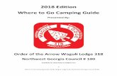 2018 Edition Where to Go Camping GuideLock & Dam Park, Coosa River Campground Page 21 -22 Lake Conasauga Page 23 -24 ... Where to Go Camping Guide 2018, Waguli Lodge 318, Northwest