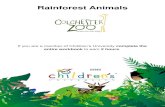 Rainforest Animals - Colchester Zoo · The rainforest is home to many types of animals but many types of plants are found in rainforest too. Create a college of some of the plants