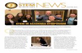 STEM IN ACADEMIA SYMPOSIUM · 2019-12-19 · STEM IN ACADEMIA SYMPOSIUM. Governor’s STEM Scholar Karisma Holloway asks the panel a question From Left to Right: Governor’s STEM