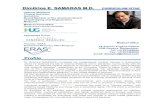 Dimitrios E. SAMARAS M.D. · Original articles in peer-reviewed journals Samaras D, Samaras N, Ferlay O, Papadopoulou MA, Pichard C. Cauliflower bowel: a tumor induced mesenteric