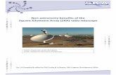 Non-astronomy benefits of the Square Kilometre Array (SKA ... · The Square Kilometre Array (SKA) will be a revolutionary new radio telescope and is an iconic project for global cooperation