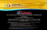 St Andrew's Catholic College, Redlynch...St Andrew's Catholic College, Redlynch Cleaner Casual Position Commencing: Immediate Start Applications Close: 5.00pm, Tuesday 11 August 2020
