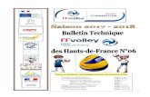 Dans ce Bulletin Technique Hauts -de -France N °0 6hdf.ffvb.org/data/Files/TELECHARGEMENTS/Commission... · 2018-04-03 · Dans ce Bulletin Technique Hauts -de -France N °0 6 *