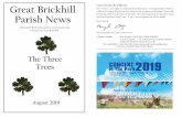 Great Brickhill Parish Newsgreatbrickhill.org/wp-content/uploads/2019/11/2019-08-Three-Trees.pdf · Great Brickhill Parish News Delivered FREE each month to every home and business