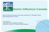 Swine Influenza Canada€¦ · March 1 2 4 April 2 3 5 4 May 3 3 4 3 4 June 1 7 3 1 July 3 2 1 5 August 1 1 1 1 September 1 3 1 5 October 1 1 5 1 November 3 5 2 4 3 ... October 1