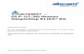 ab184857 – SimpleStep ELISA Kit GLP-1(7-36) Human · 2018-09-06 · Discover more at 2 INTRODUCTION 1. BACKGROUND GLP-1(7-36) in vitro SimpleStep ELISA® (Enzyme-Linked Immunosorbent