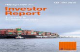 Q3 I 9M 2018 Hapag-Lloyd AG Investor Report · The experts at the International Monetary Fund (IMF) anticipate global economic growth of 3.7% both in 2018 and in 2019 (IMF, World
