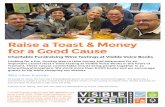 Raise a Toast & Money for a Good Cause - Visible Voice Books · 2020-01-07 · Raise a Toast & Money for a Good Cause Leukemia & Lymphoma Society. The organization receiving the charitable