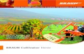 BRAUN Cultivator Vario€¦ · BRAUN Cultivator Vario The universal implement forall soil maintenance work in fruit cultivation and viticulture With itsmodular construction, you can