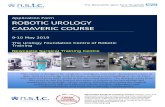 Uroweb - European Association of Urology (EAU) - …€¦ · Web viewTo learn robotic tissue dissection techniques using monopolar bipolar, harmonic and plasma kinetic energy in robotic