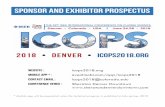 Sponsor and Exhibitor Prospectus - ICOPS 2018 · in Plasma Diagnostics for High Energy Density and Burning Plasmas, led by world-renowned experts, ... Exhibitors at ICOPS 2018 will