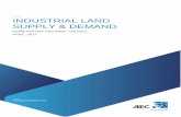 Industral Land Supply and Demand - moretonbay.qld.gov.au · Industries that traditionally demand industrial land, such as manufacturing, wholesale trade, transport, postal and warehousing