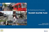 TRANSIT MASTER PLAN - Seattle · 2012-01-05 · City of Seattle Department of Transportation TRANSIT MASTER PLAN January 5, 2012 ... Priority Bus Corridors . High Capacity •4 corridors